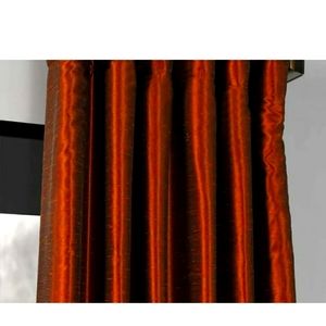 JcPenney Home Collection Rod-Pocket Curtain Panel Set 54"x 84 Red 2 Panels..